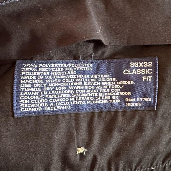 Stafford Men's Tan Classic Fit Dress Pants, Size 36x32, Pre-owned - Picture 4 of 4